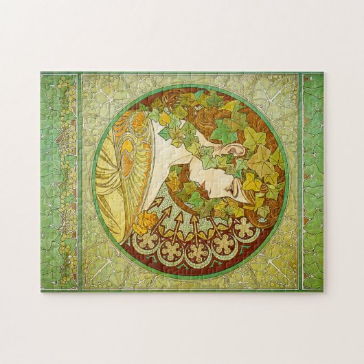 Alphonse Mucha Laurel Puzzle Legpuzzel (Horizontaal)