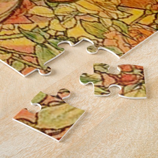 Alphonse Mucha le puzzle de rose (Côté)