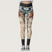 Alphonse Mucha Leggings (Voorkant)