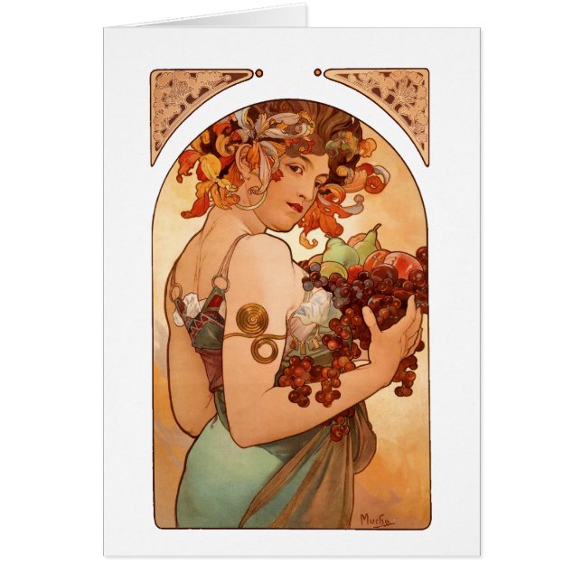 Alphonse Mucha - les fruits (Devant)