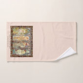 Alphonse Mucha - Les heures du jour (Serviette à main)