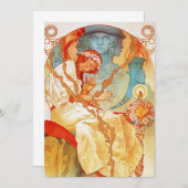 Alphonse Mucha les invitations épiques slaves (Devant / Derrière)