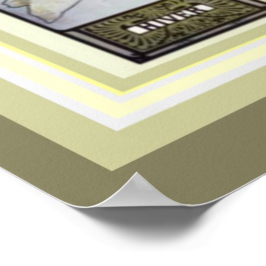 Alphonse Mucha Les Saisons Poster 16 x 20 (Coin)