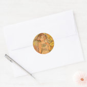 Alphonse Mucha Les Stickers Roses (Enveloppe)