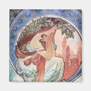 Alphonse Mucha Magneet