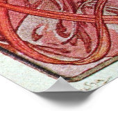 Alphonse Mucha Menu Poster (Hoek)