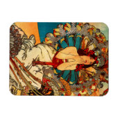 Alphonse Mucha Monte Carlo Magnet (Horizontal)