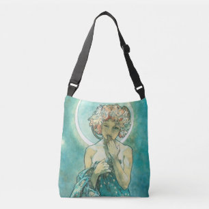 Alphonse Mucha Moonlight Clair de Lune Art Nouveau Crossbody Tas