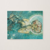 Alphonse Mucha Moonlight Clair de Lune Art Nouveau Legpuzzel (Horizontaal)