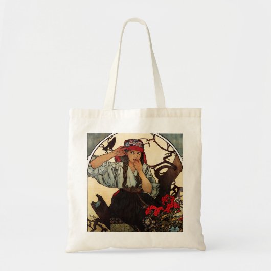 Alphonse Mucha Moraviair Teachers Choir Canvas tas (Voorkant)