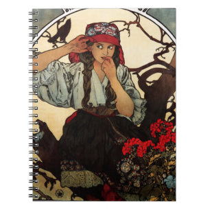 Alphonse Mucha Moraviair Teachers Choir Notebook Notitieboek