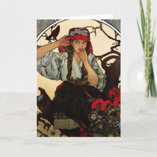 Alphonse Mucha Moravian Teachers Choir Kaart