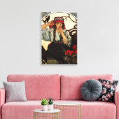 Alphonse Mucha Moravisch Canvas Poster Afdruk (Insitu (Woonkamer))