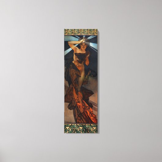 Alphonse Mucha Morning Star Canvas Poster Afdruk (Voorkant)