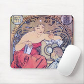 Alphonse Mucha Muismat (Met muis)