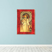 Alphonse Mucha over de trappistine Canvas Afdruk (Insitu (Houten vloer))