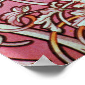 Alphonse Mucha. Parmi Les Fleurs 1900 Poster (Hoek)