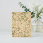 Alphonse Mucha Peonies Peony Rozen Fawn 1897 Briefkaart (Staand voorkant)