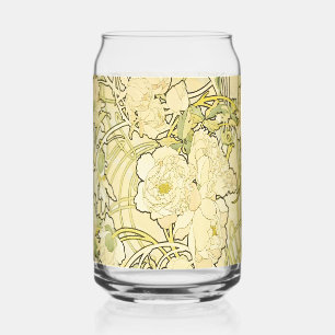 Alphonse Mucha Pivoines Motif Floral Art Nouveau