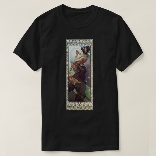 Alphonse Mucha Pole Star T-shirt (Design voorkant)