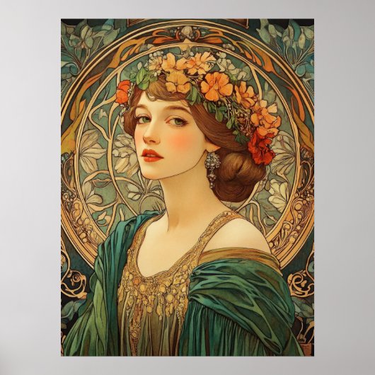 Alphonse Mucha Poster (Voorkant)