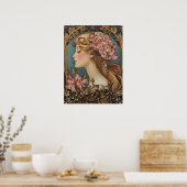 Alphonse Mucha Poster (Keuken)