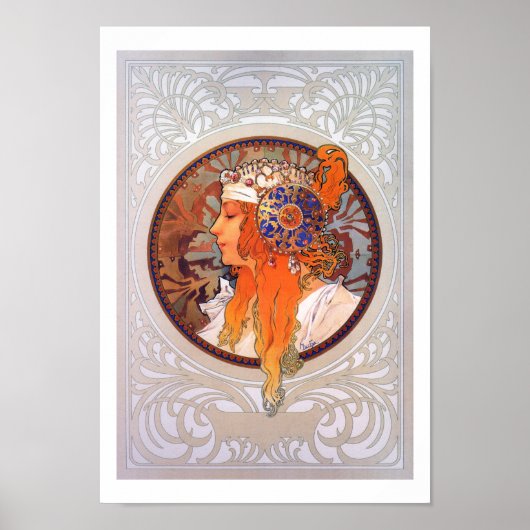 Alphonse Mucha Poster (Voorkant)