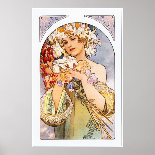 Alphonse Mucha Poster (Voorkant)