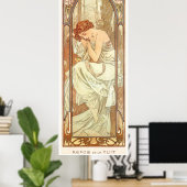 Alphonse Mucha Poster (Thuiskantoor)