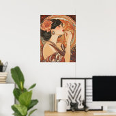 Alphonse Mucha Poster (Thuiskantoor)