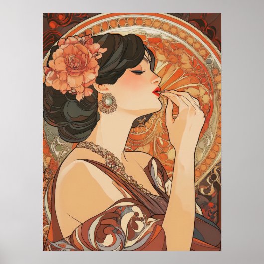 Alphonse Mucha Poster (Voorkant)