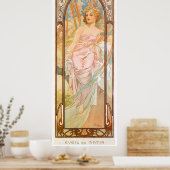 Alphonse Mucha Poster (Keuken)
