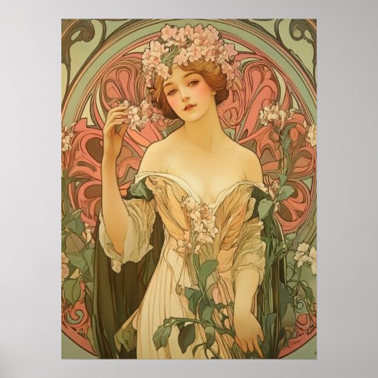 Alphonse Mucha Poster (Voorkant)