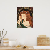 Alphonse Mucha Poster (Keuken)