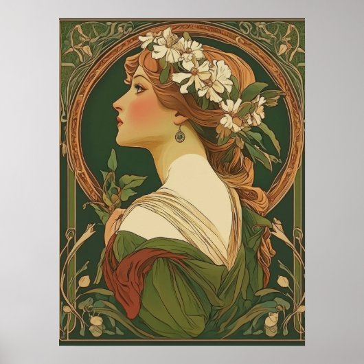 Alphonse Mucha Poster (Voorkant)