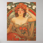 Alphonse Mucha Poster (Voorkant)