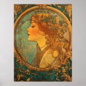 Alphonse Mucha Poster (Voorkant)