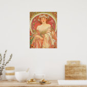 Alphonse Mucha Poster (Keuken)