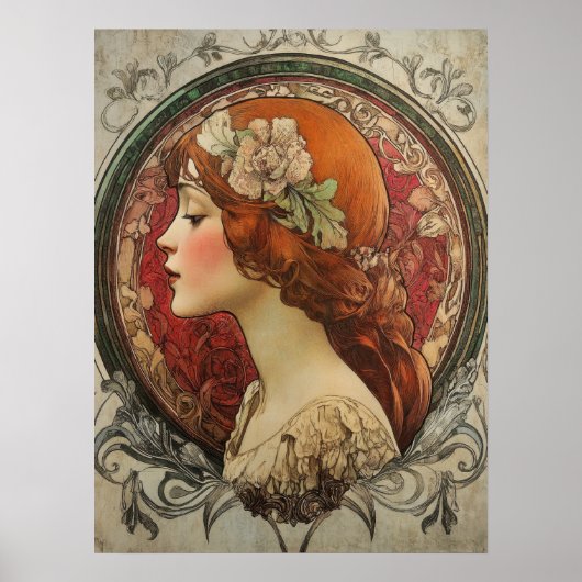 Alphonse Mucha Poster (Voorkant)