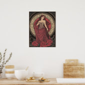 Alphonse Mucha Poster (Keuken)