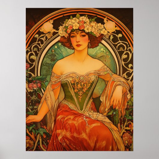 Alphonse Mucha Poster (Voorkant)