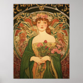 Alphonse Mucha Poster (Voorkant)