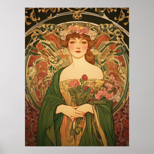 Alphonse Mucha Poster (Voorkant)