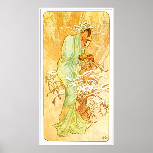 Alphonse Mucha Poster (Voorkant)