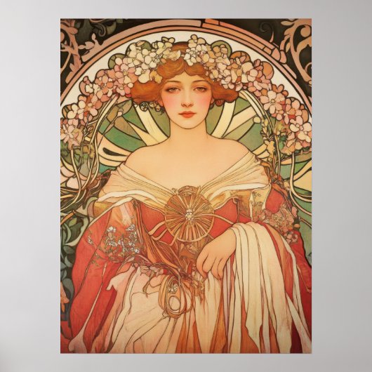 Alphonse Mucha Poster (Voorkant)