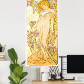 Alphonse Mucha Poster (Thuiskantoor)