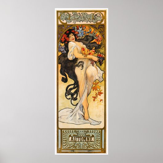 Alphonse Mucha Poster (Voorkant)