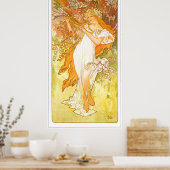 Alphonse Mucha Poster (Keuken)