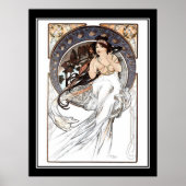 Alphonse Mucha Poster vintage français (Devant)
