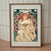 Alphonse Mucha poster vintage murale